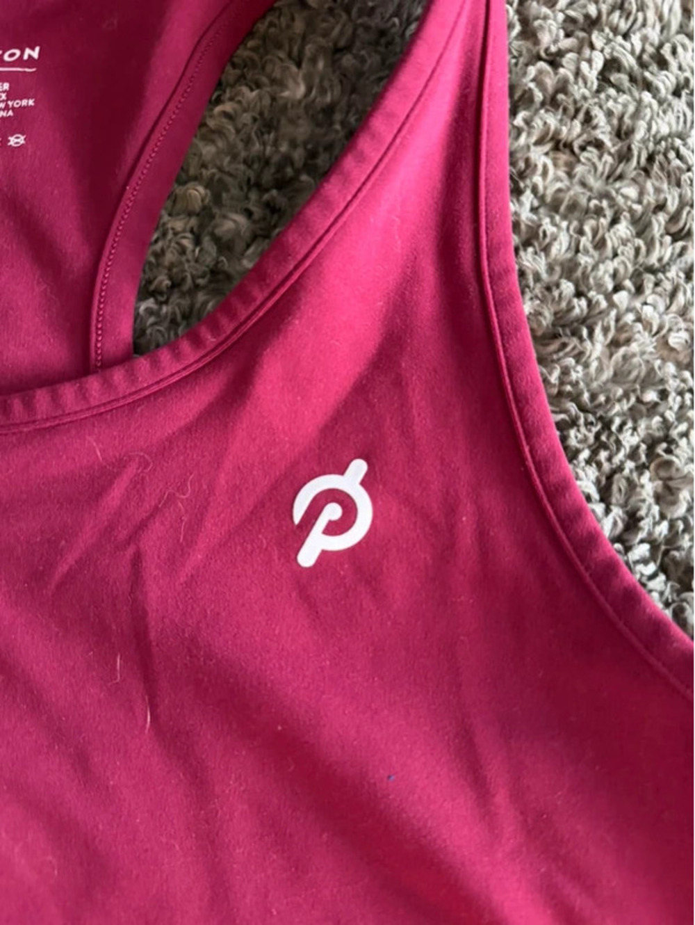 Peloton Women's Racerback Tank Top Size Large - Picture 2 of 3